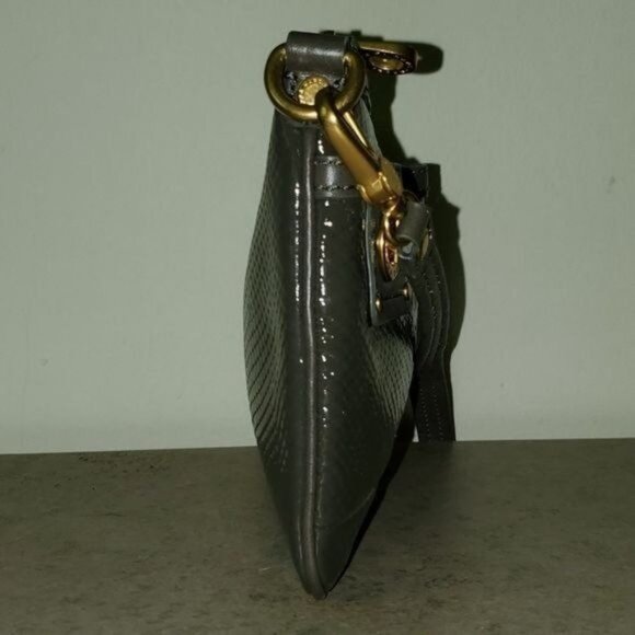 Marc Jacobs Leather Bag Crossbody Gray Satchel Handbag Shoulder WOMAN'S WOMEN'S - Picture 6 of 16